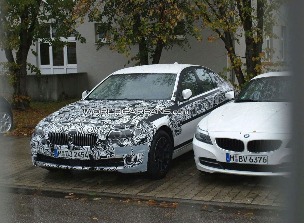 Nowe BMW serii 5 - zdjcie szpiegowskie