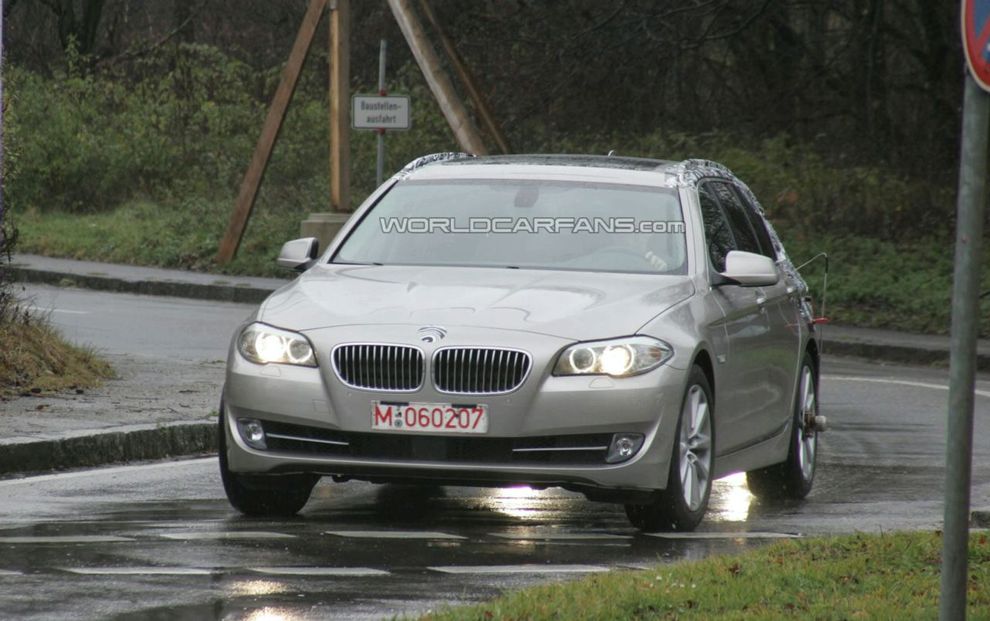 Nowe BMW serii 5 Touring - zdjcie szpiegowskie