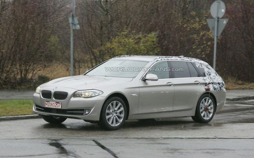 Nowe BMW serii 5 Touring - zdjcie szpiegowskie