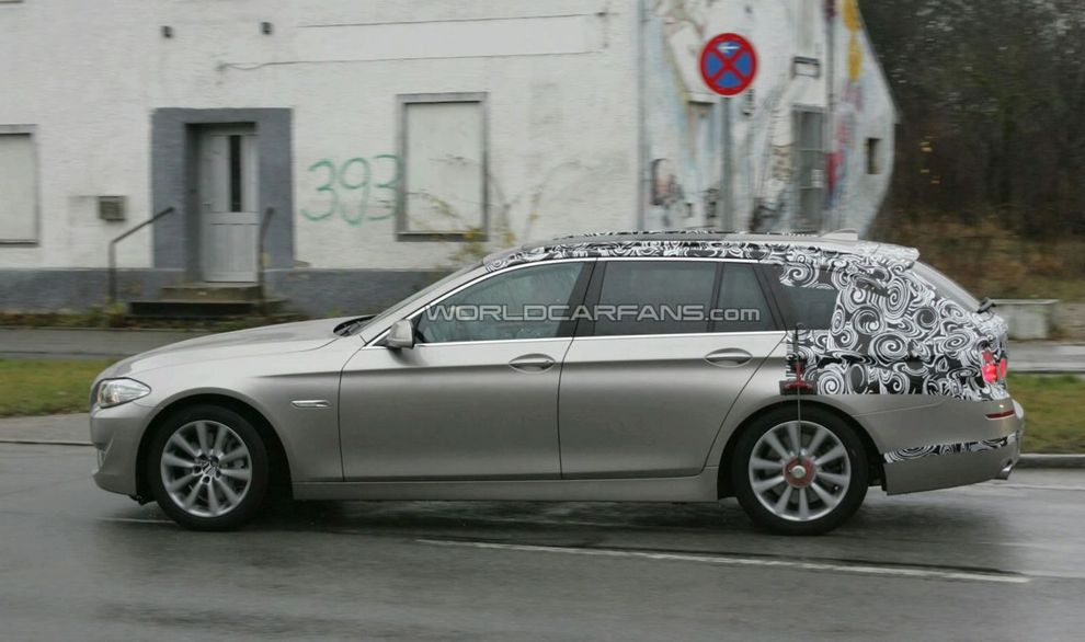 Nowe BMW serii 5 Touring - zdjcie szpiegowskie