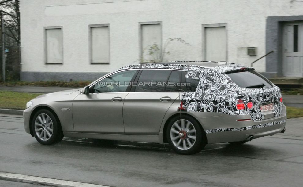 Nowe BMW serii 5 Touring - zdjcie szpiegowskie