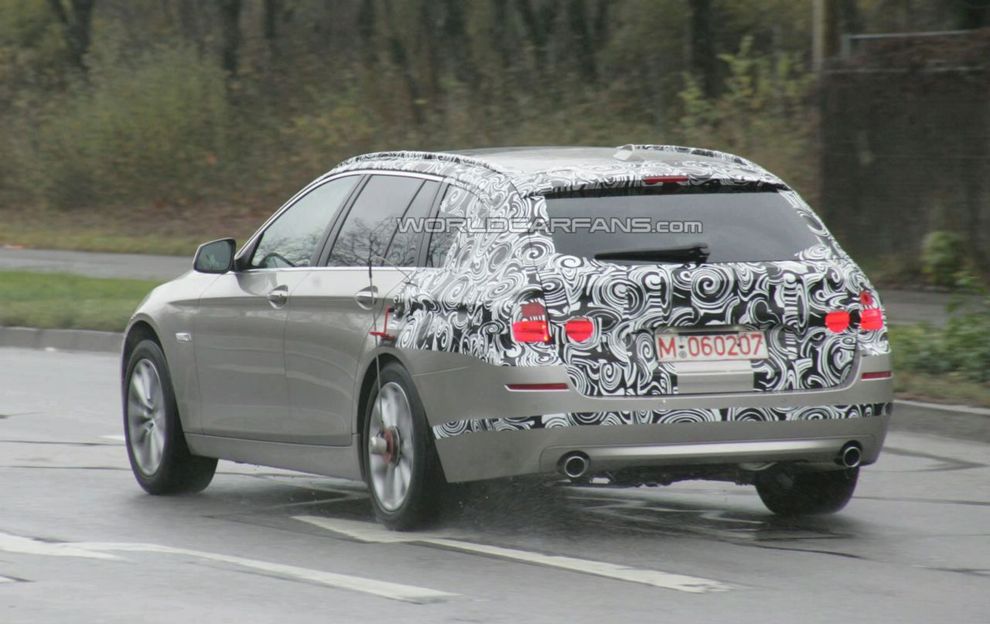 Nowe BMW serii 5 Touring - zdjcie szpiegowskie
