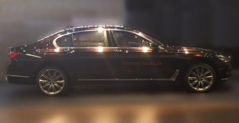 Nowe BMW serii 7 sfotografowane z profilu