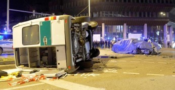 Testowe BMW serii 7 zderzyło się z policją