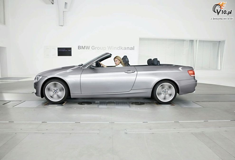BMW modelka Sylvie van der Vaart nowy tunel aerodynamiczny