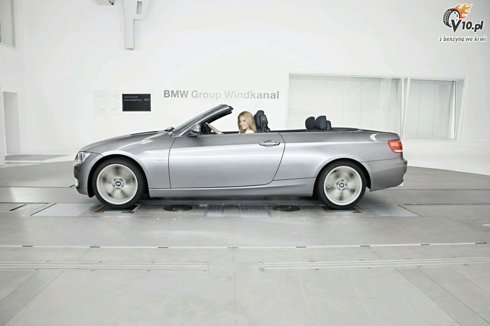 BMW modelka Sylvie van der Vaart nowy tunel aerodynamiczny
