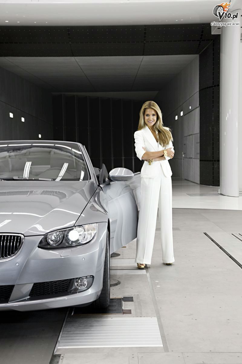BMW modelka Sylvie van der Vaart nowy tunel aerodynamiczny