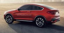 BMW X4 Coupe - wizualizacja