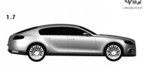 Bugatti 16 C Galibier - szkic projektowy