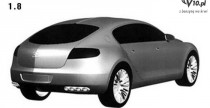 Bugatti 16 C Galibier - szkic projektowy