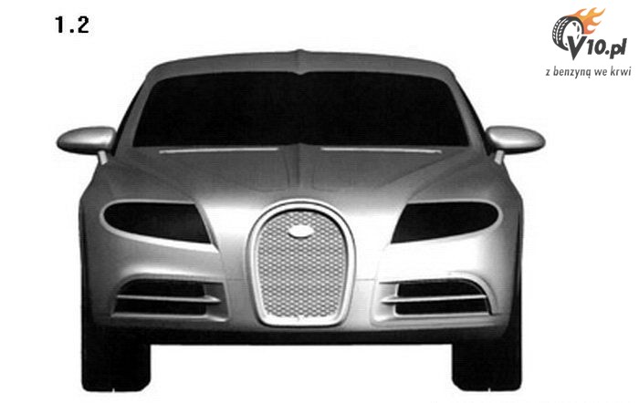 Bugatti 16 C Galibier - szkic projektowy