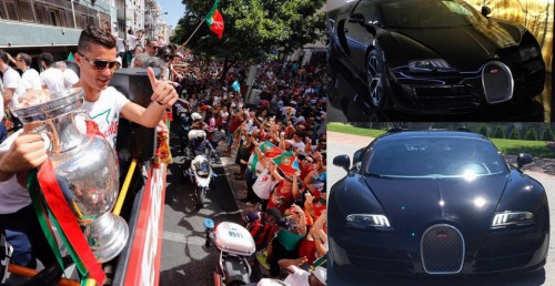 Cristiano Ronaldo Bugatti Veyron Grand Sport