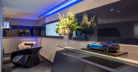 Bugatti Chrion showroom