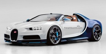 Bugatti Chiron Grand Sport na wizualizacji