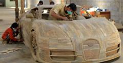 Bugatti Veyron z drewna