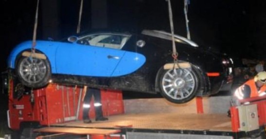 Bugatti Veyron - wypadek