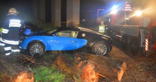 Bugatti Veyron - wypadek