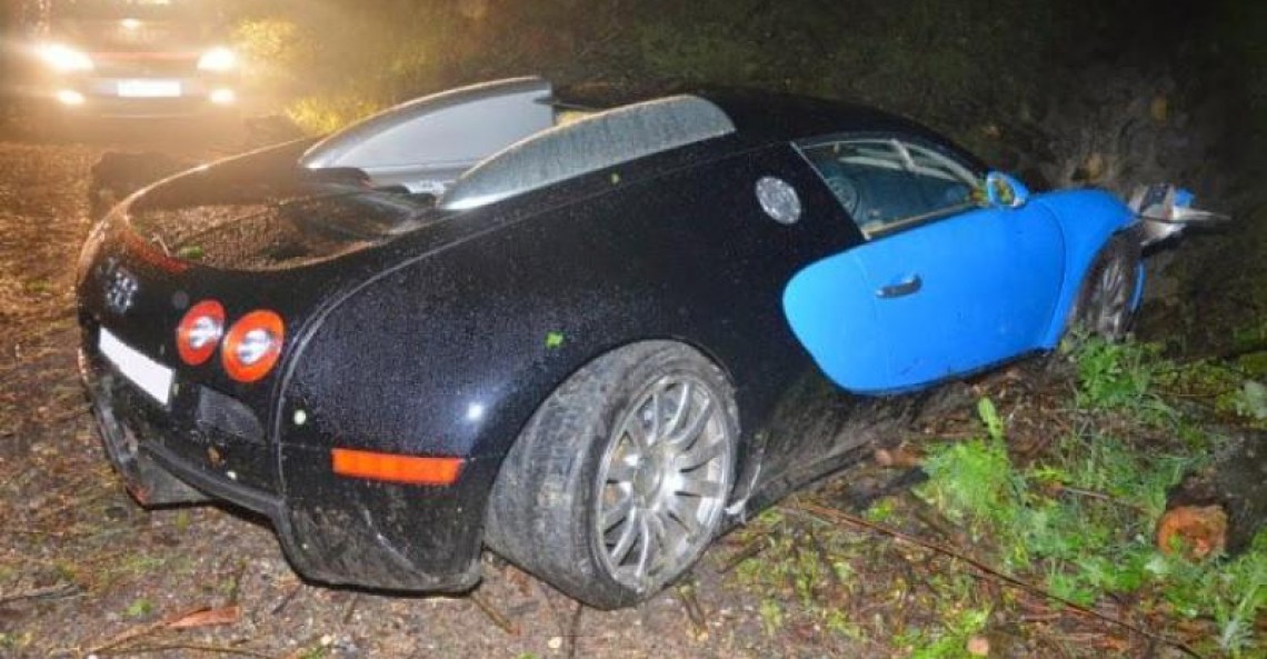 Bugatti Veyron - wypadek