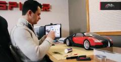 Bugatti Veyron z papieru