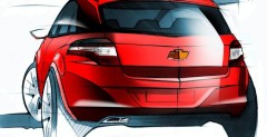 Chevrolet Agile - szkic projektowy