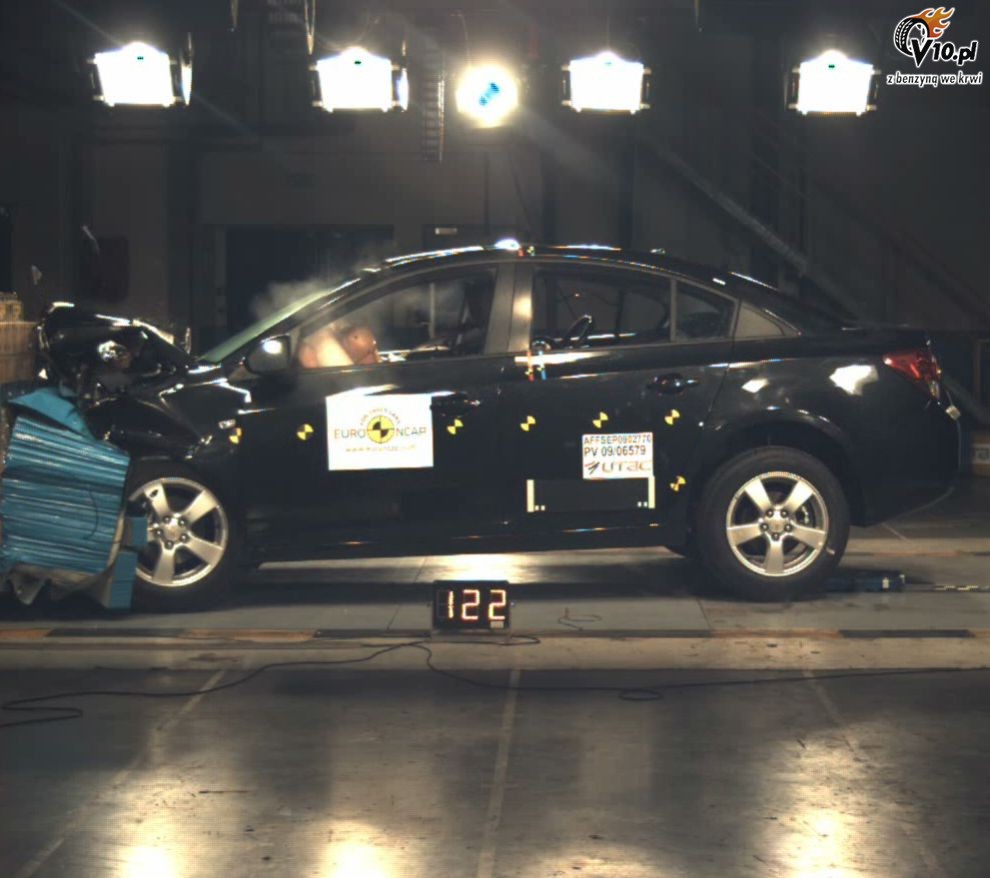 Chevrolet Cruze - test zderzeniowy EuroNCAP