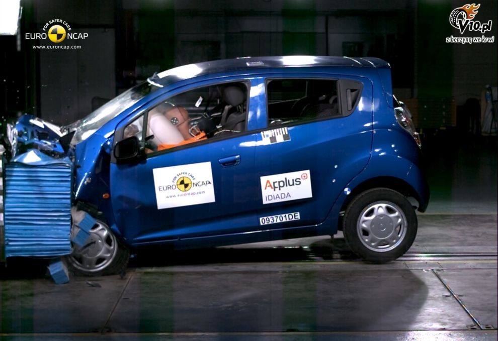Nowy Chevrolet Spark - test zderzeniowy EuroNCAP