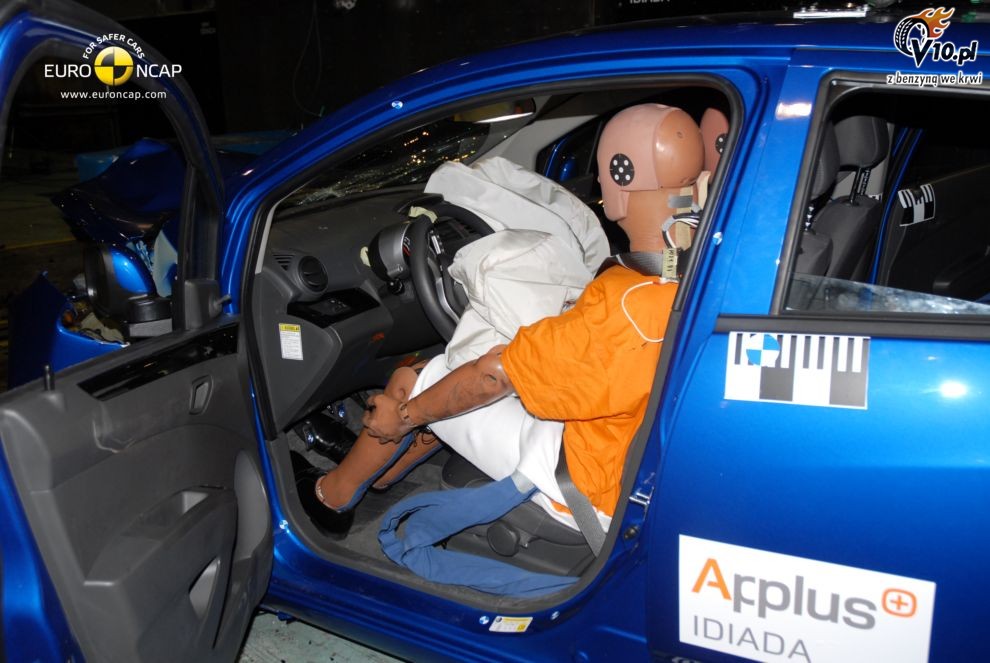 Nowy Chevrolet Spark - test zderzeniowy EuroNCAP