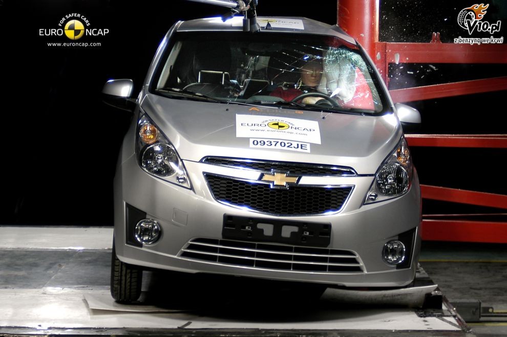 Nowy Chevrolet Spark - test zderzeniowy EuroNCAP
