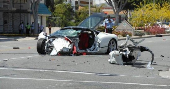 Ferrari 458 - wypadek
