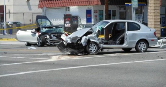Ferrari 458 - wypadek