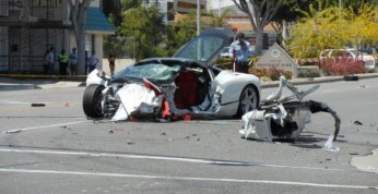 Ferrari 458 Italia zostało rozbite w Kalifornii, Kierowca nie żyje