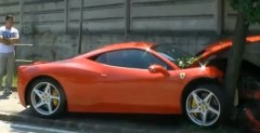 Ferrari 458 Italia - wypadek