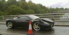 Ferrari 458 Italia - wypadek