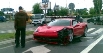 Ferrari 458 Italia rozbite w Polsce