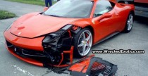 Ferrari 458 Italia rozbite w Polsce