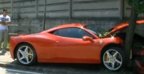 Ferrari 458 Italia - wypadek