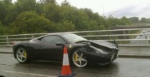 Ferrari 458 Italia - wypadek
