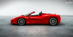 Nowe Ferrari 458 Spider - wizualizacja