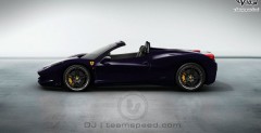 Nowe Ferrari 458 Spider - wizualizacja