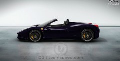 Nowe Ferrari 458 Italia Spider - wizualizacja