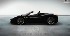 Nowe Ferrari 458 Italia Spider - wizualizacja