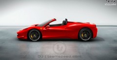 Nowe Ferrari 458 Spider - wizualizacja