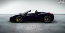 Ferrari 458 Italia Spider - wizualizacja