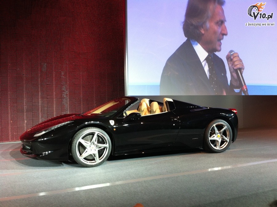 Ferrari 458 Spider - prezentacja