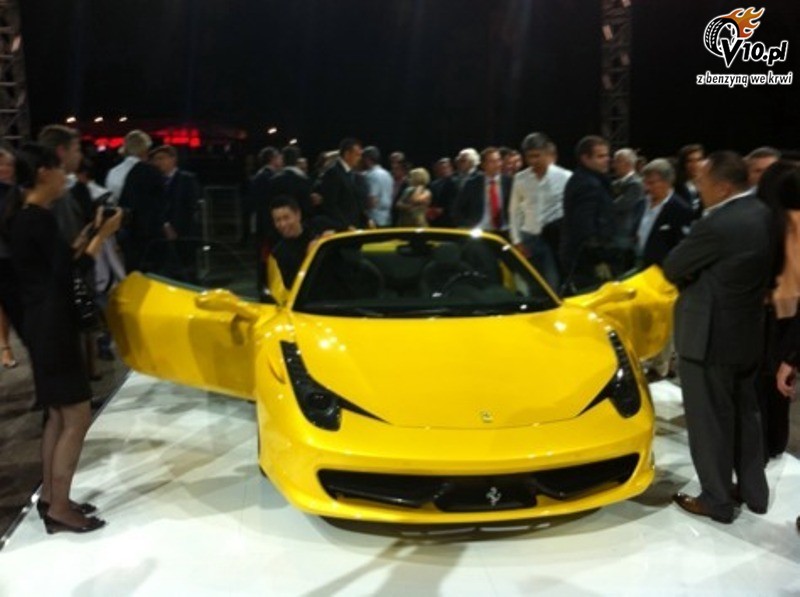 Ferrari 458 Spider - prezentacja