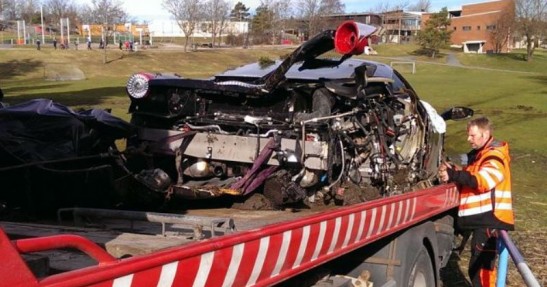 Ferrari 458 Italia - wypadek