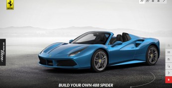 Ferrari 488 Spider - oficjalny konfigurator