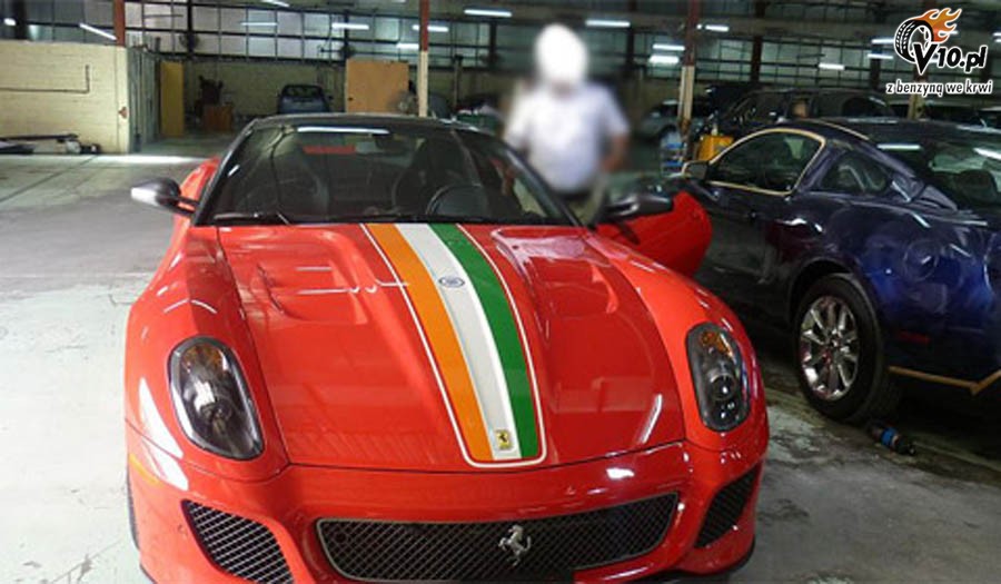 Ferrari 599 GTO India Edition nagrod za mistrzostwo w krykieta