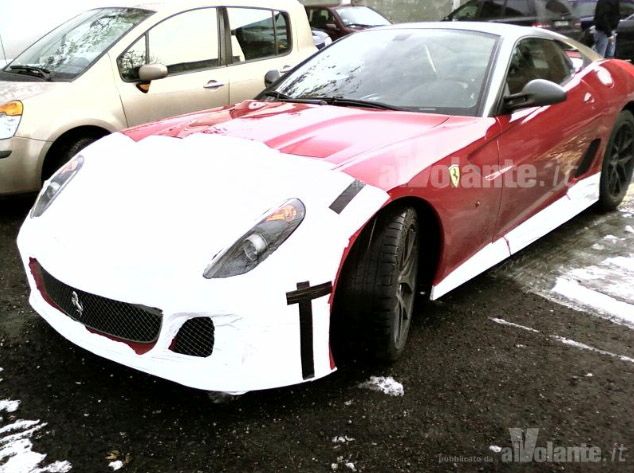 Nowe Ferrari 599 GTO - zdjcie szpiegowskie