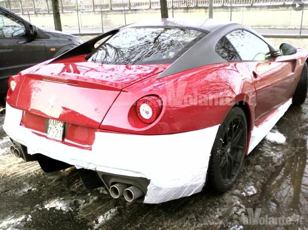 Nowe Ferrari 599 GTO - zdjcie szpiegowskie
